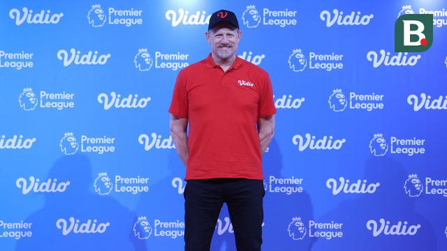 Press Conference Vidio.com dan Peter Schmeichel