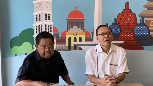 Mantan Sekretaris Jenderal (Sekjen) DPP Partai Golkar Idrus Marham saat menggelar jumpa pers bersama perwakilan sejumlah Tokoh Senior Golkar. (Liputan6.com/Delvira Hutabarat)