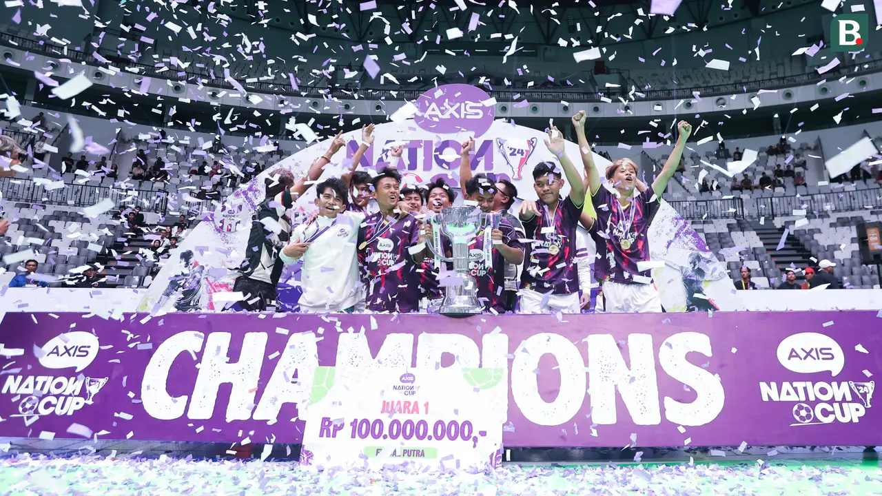Tim futsal putra SMK Medika Samarinda berhasil menjuarai AXIS Nation Cup 2024