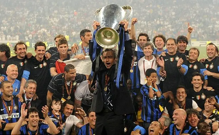 Inter Milan saat menjadi juara Liga Champions 2009/2010. (Daily Mail). 