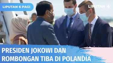 Presiden Jokowi beserta rombongan tiba di Polandia, hanya berjarak 80 kilometer dari perbatasan Ukraina. Presiden Jokowi dan rombongan akan melanjutkan perjalanan ke Ukraina dengan membawa misi perdamaian.