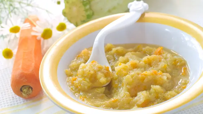 makanan bayi MPASI sayur puree