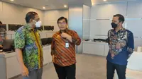 Ketua Komisi Informasi Pusat Donny Yoesgiantoro menyambangi Kantor Pusat Kementerian Pertanian RI di Jakarta pada, Jumat 1 Juli 2022.