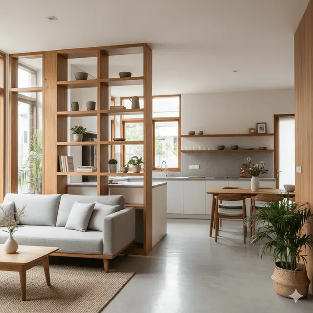 Desain Rumah Kecil dengan Konsep Open Space. Gemini