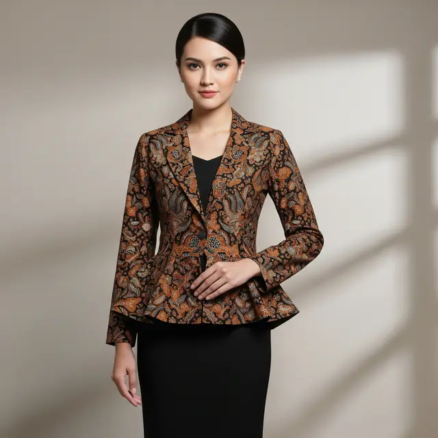 9 Model Blazer Batik Kekinian