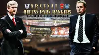 Arsenal vs Queens Park Rangers (Liputan6.com/Ari Wicaksono)