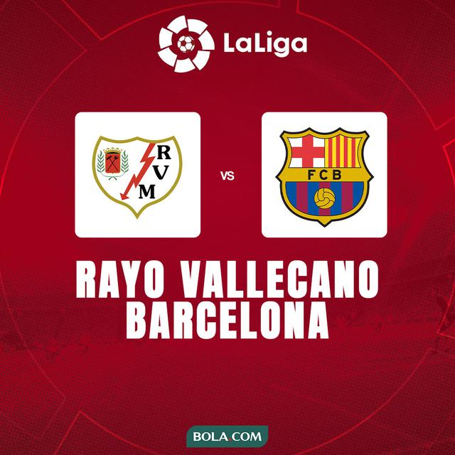 Liga Spanyol - Rayo Vallecano Vs Barcelona