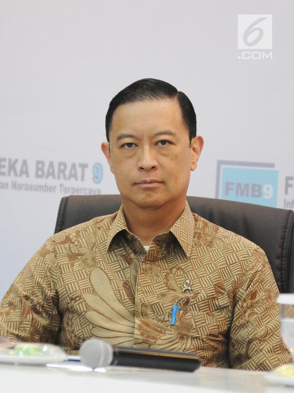 Kepala BKPM Thomas Lembong saat diskusi FMB 9 bertajuk 'Investasi Unicorn untuk Siapa?', Jakarta, Selasa (26/2). Sejalan dengan hal tersebut pemerintah juga berusaha untuk menarik dan memfasilitasi para investor. (Liputan6.com/Herman Zakharia)