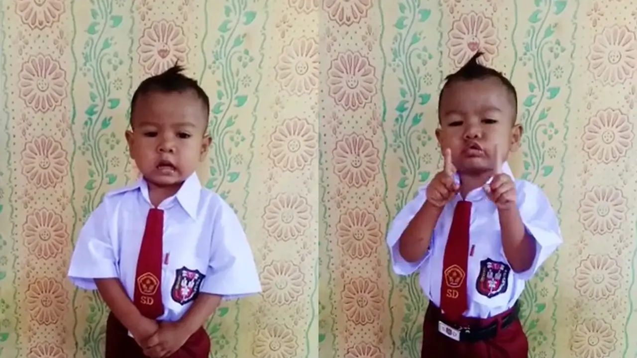 Begini video bocah hafal bacaan Pancasila.