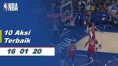 Berita Video 10 Aksi Pemain Terbaik NBA 16 Januari 2020