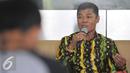Ketua PPATK M Yusuf memberi keterangan kepada wartawan terkait penghapusan Indonesia dari status Grey Area oleh Financial Action Task Force on Money Loundering (FATF) di Kantor PPATK Jakarta, Jumat (26/6/2015). (Liputan6.com/Herman Zakharia)