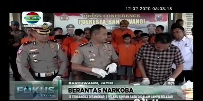 VIDEO: Polisi di Jombang Ringkus 20 Tersangka Pengedar Narkoba