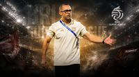 Pelatih Borneo FC, Fabio Lefundes. (Gemini/Bola.com)