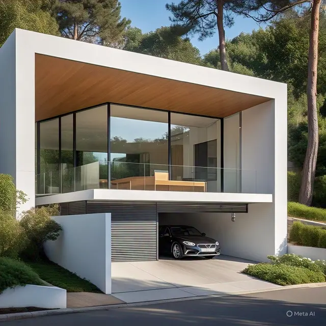 Bentuk Rumah Minimalis ada Garasi