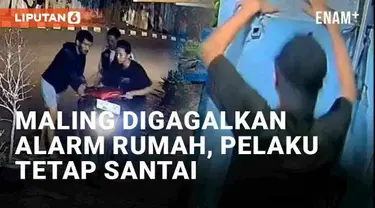 Aksi maling di Jl. Manggarai Selatan, Tebet, Jakarta Selatan terekam CCTV. Upaya pencurian tersebut viral lantaran digagalkan oleh alarm rumah yang berbunyi. Awalnya, satu dari tiga pelaku mengamati situasi hingga kemudian masuk ke teras rumah calon ...