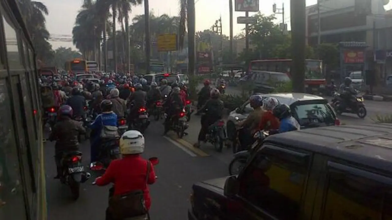 Cek Titik Kepadatan Lalu Lintas Jakarta Rabu Pagi