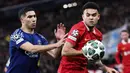 Bermain di Anfield, Liverpool bermain terbuka dan lebih mendominasi penguasaan bola. (Darren Staples/AFP)