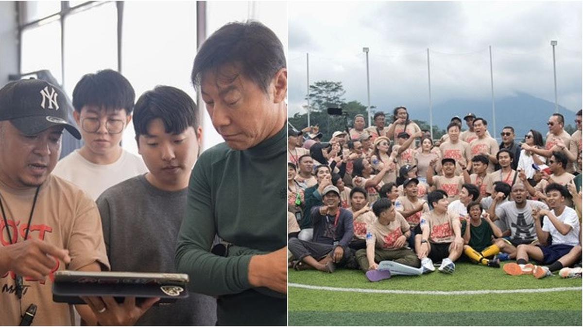 6 Potret Shin Tae-yong Syuting Film Ghost Soccer: Bola Mati, Jadi Cameo