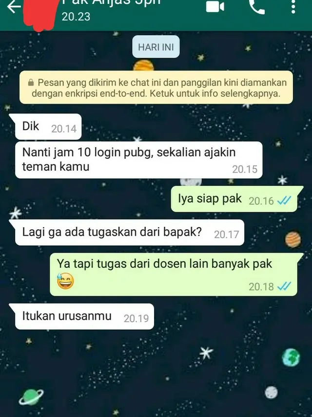 6 Chat Kocak Pemberitahuan Dosen ke Mahasiswa Ini Bikin Geleng Kepala