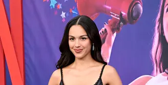 Pada Jumat 25 Oktober, Olivia Rodrigo menghadiri pemutaran perdana Olivia Rodrigo: GUTS World Tour di Los Angeles, California.  [Dok/Time International].