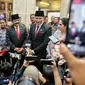Presiden Joko Widodo melantik Agus Harimurti Yudhoyono menjadi Menteri ATR/Kepala BPN di Istana Negara, Jakarta, Rabu (21/2/2024). (Liputan6.com/Angga Yuniar)