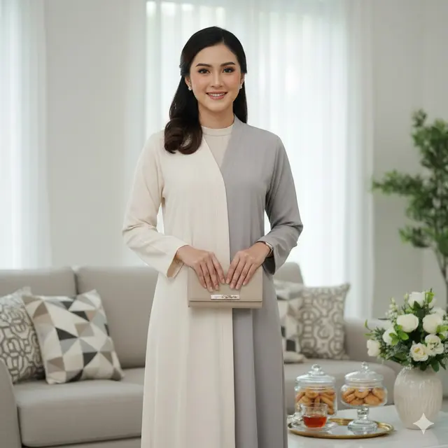 Model Baju Lebaran 2026 (Foto: Gemini AI)