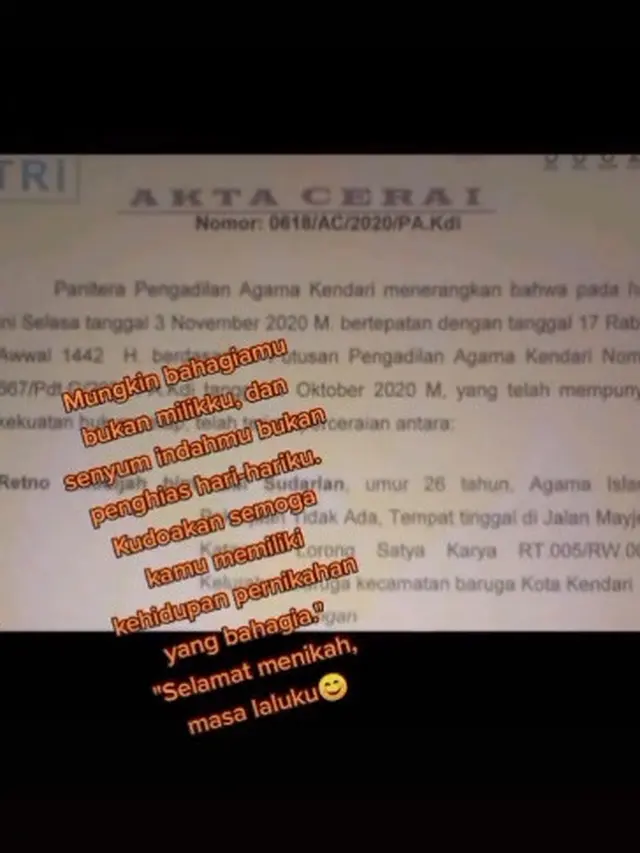 Datang Ke Pernikahan Suami Usai Satu Bulan Cerai, Aksi Wanita Ini Bikin Haru