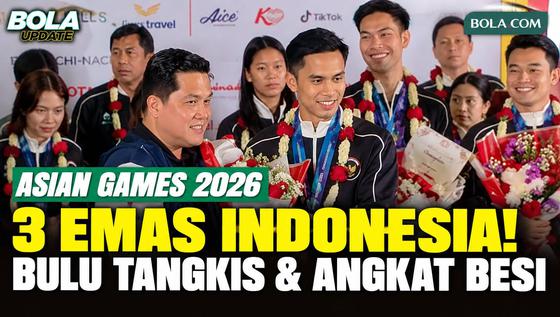 Momen Kepulangan Tim Indonesia dari Asian Games 2026, Bawa 3 Emas dari Bulu Tangkis & Angkat Besi