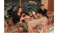 Kejutan makan malam romantis Nella Kharisma (Sumber: Instagram/doryharsa)