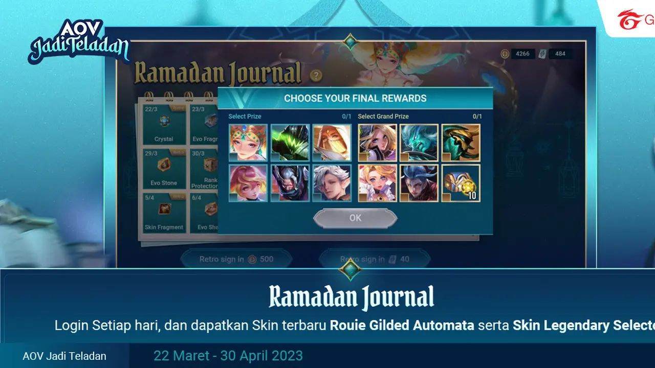 Arena of Valor (AOV) menggelar sejumlah kegiatan menarik di bulan Ramadhan (Garena)