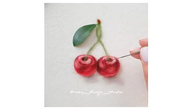 Wol Sebagai Media Lukis (sumber: Instagram/@cozy_things_studio)