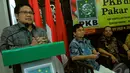Pria yang akrab disapa Cak Imin itu menyebut PKB mempunyai target mengalahkan Partai Golkar di Pemilu 2019, Jakarta, Selasa (26/8/2014) (Liputan6.com/Faisal R Syam)