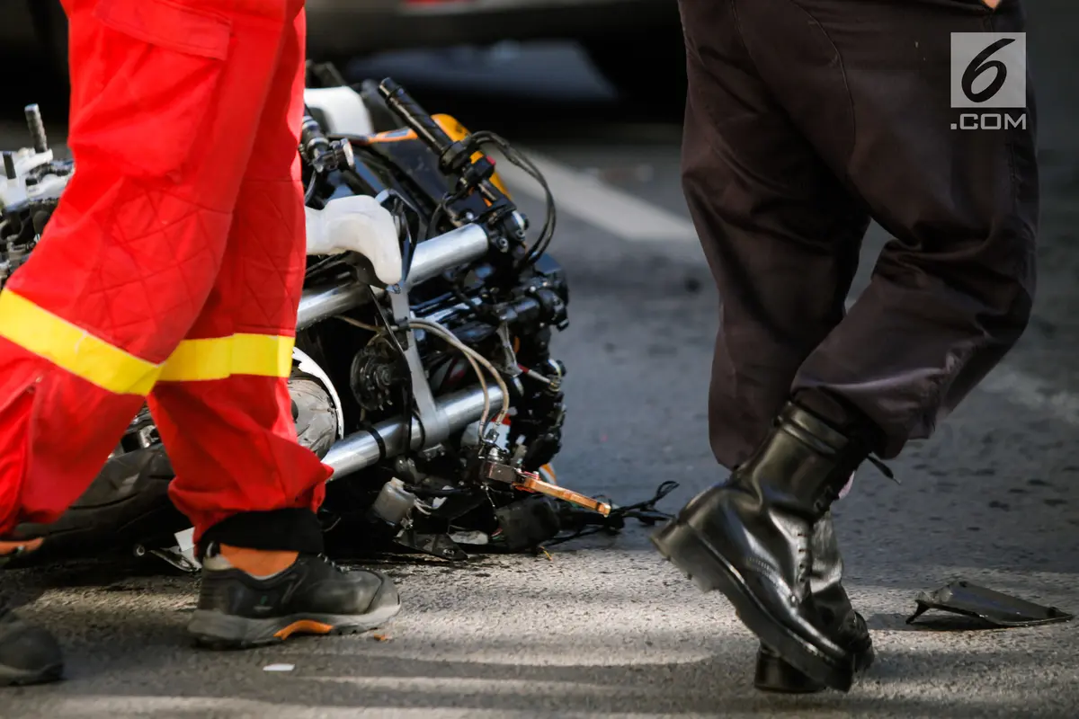Kecelakaan Kendaraan Bermotor atau Kecelakaan Roda Dua