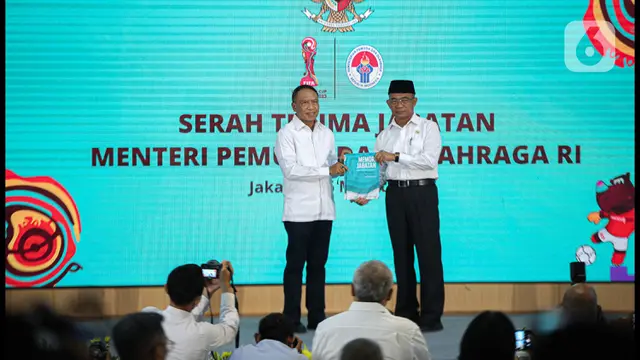 Momen Sertijab Menpora dari Zainudin Amali ke Menko PMK Muhadjir Effendy