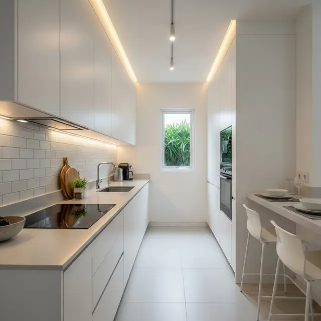 9 Desain Dapur Sempit Memanjang, Solusi Fungsional Hunian Modern