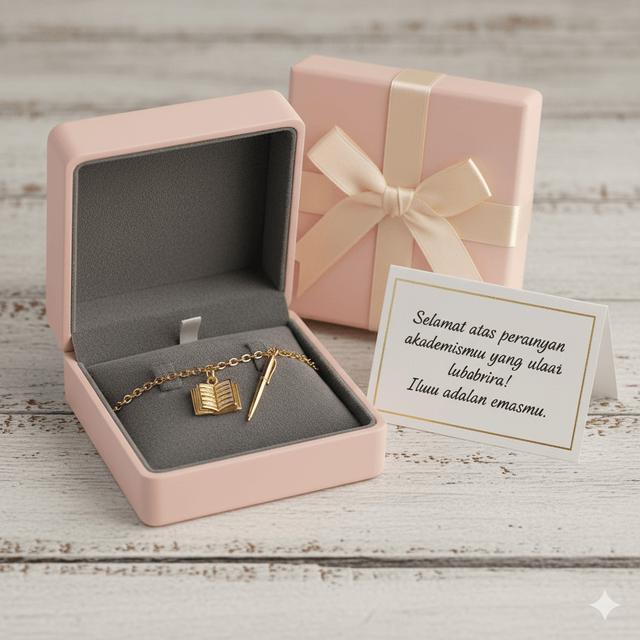 Gelang Emas untuk Hadiah Kelulusan yang Elegan. Gemini