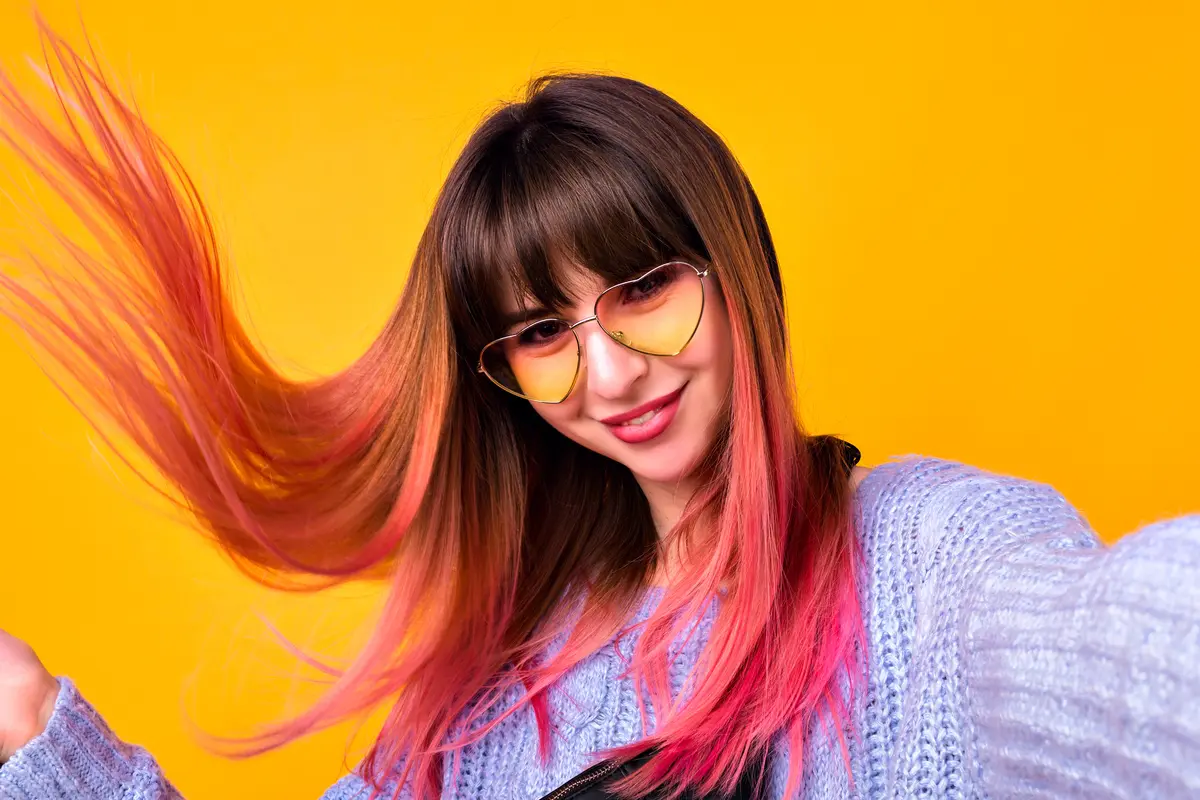 Ilustrasi warna rambut