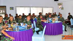 Citizen6, Surabaya: Hadir dalam kegiatan tersebut Kepala Staf Pasmar-1 Kolonel Marinir Dedi Suhendar, Para Asisten Kaspasmar-1, Para Dankolak/Satlak Pasmar-1 serta pejabat teras di jajaran TNI AL. (Pengirim: Budi Abdillah)
 