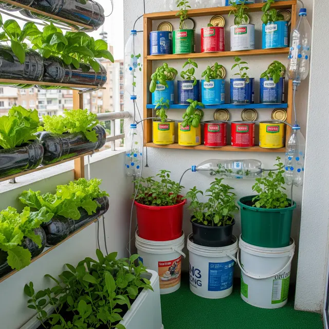 Kebun Sayur Mini di Rumah Sempit yang Tidak Ribet Perawatan (Image by Gemini AI)