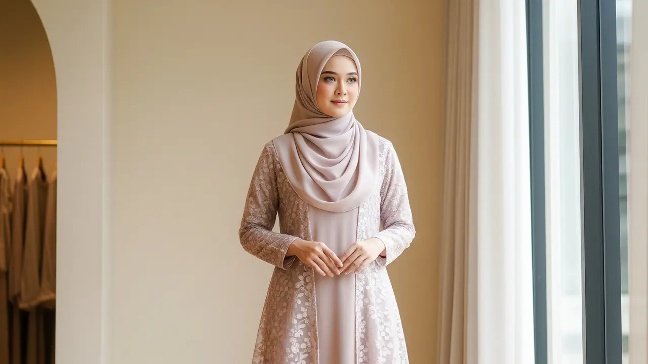 Gamis Terbaru 2025: Simple, Elegan, dan Kombinasi Brokat