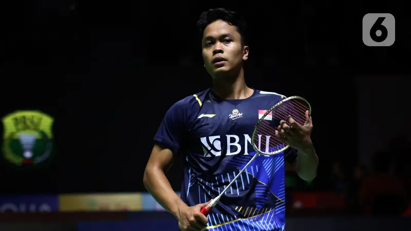 Anthony Sinisuka Ginting di Indonesia Open 2023