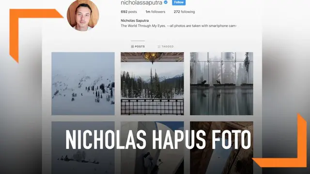 Tepati janjinya, Nicholas Saputra telah menghapus foto selfienya usai nyoblos. So, kalau kamu membuka akun instagram pribadinya, kamu enggak akan menemukan lagi foto selfie Nicholas.