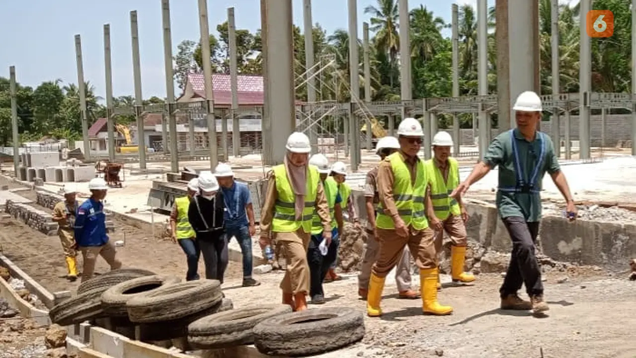 Proges pembangunan TPA di Kecamatan Songgon Banyuwangi Capai 72 persen lebih (Hermawan Arifianto/Liputan6.com)