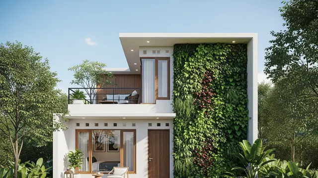 Konsep Vertical Garden Minimalis