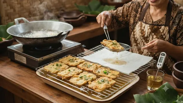 Cara Menggoreng Tempe Mendoan agar Tidak Terlalu Berminyak
