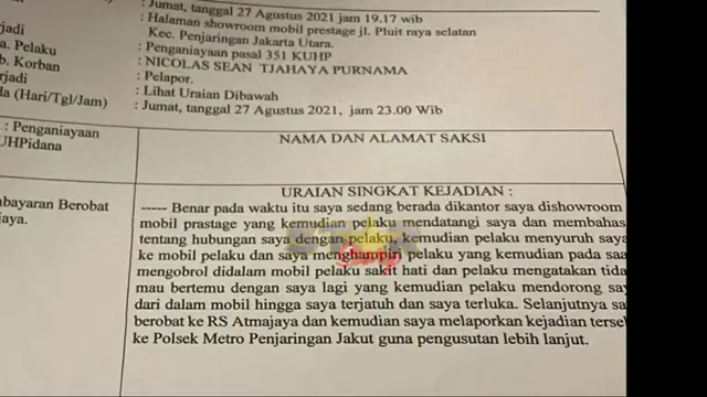 Selebgram Thata Anma Pilih Bungkam Usai Laporkan Anak Ahok Terkait Dugaan Penganiayaan. (YouTube Star Story)