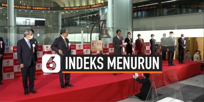VIDEO: Indeks Saham Jepang Turun di Hari Perdagangan Pertama Tahun 2021