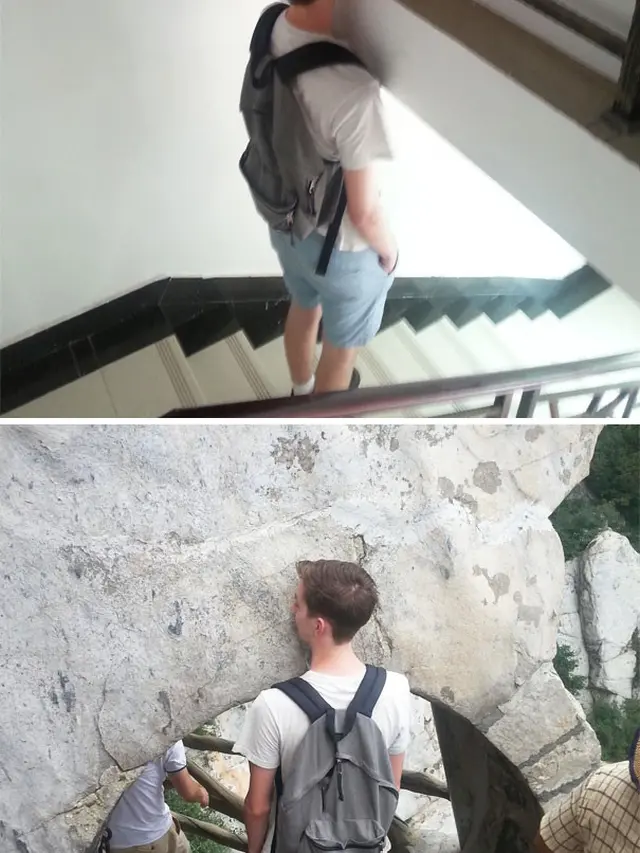 derita orang bertubuh tinggi (foto: boredpanda)