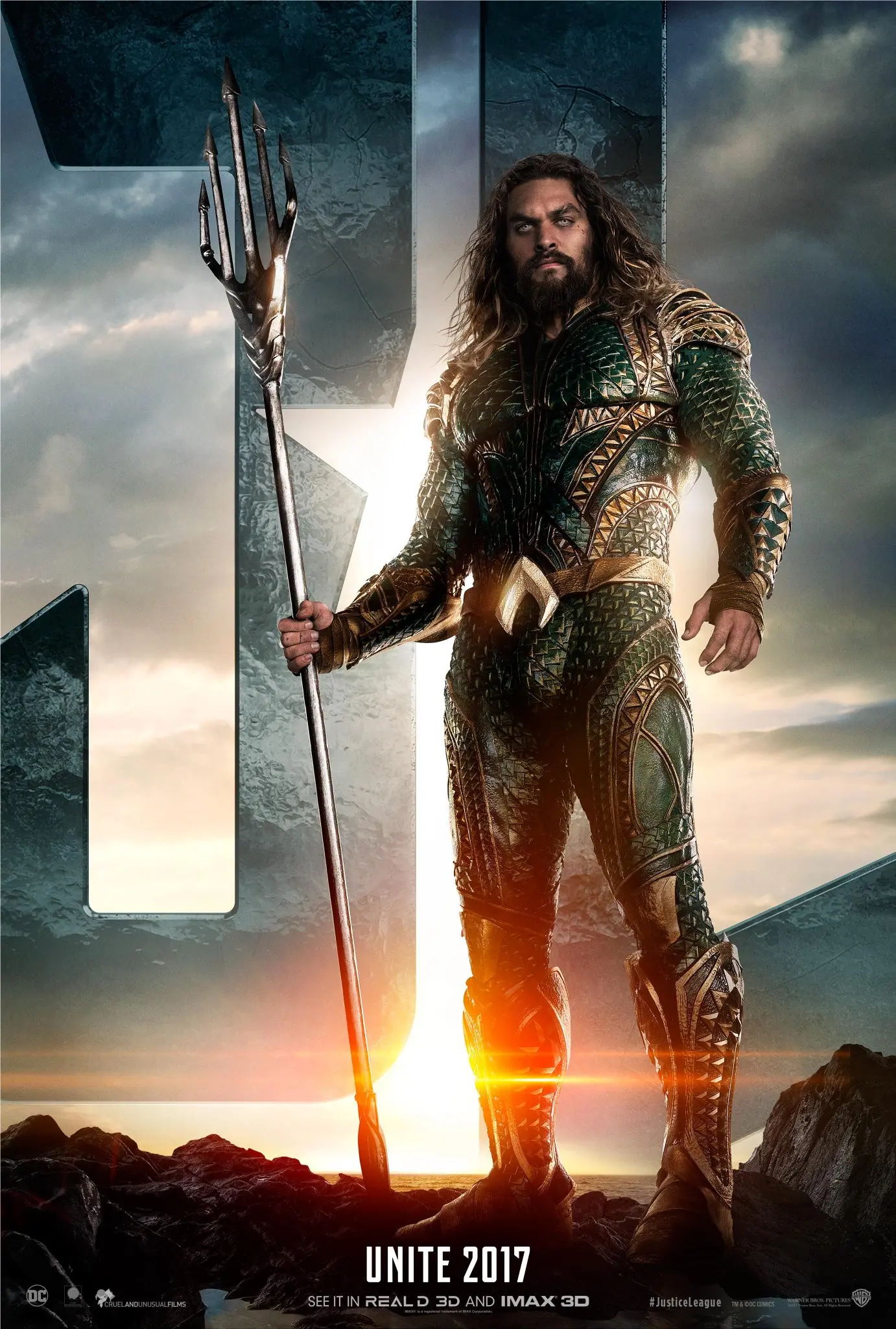 Aquaman dalam Justice League. (Warner Bros / Twitter)