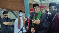 Gubernur DKI Jakarta Anies Baswedan meresmikan perubahan 22 nama jalan di Jakarta. Sejumlah tokoh Betawi digunakan sebagai nama jalan tersebut, mulai dari komedian Mpok Nori hingga Haji Bokir. (Liputan6.com/Winda Nelfira)